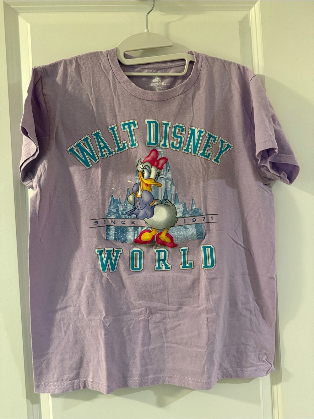 Disney World Lilac Daisy Duck Short Sleeve Tee